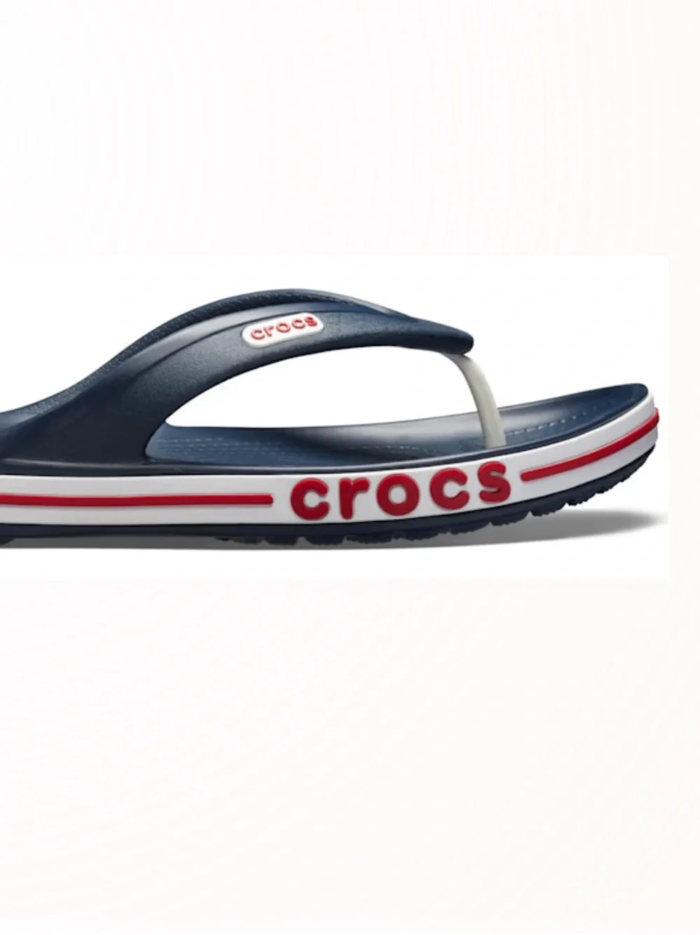 CROCS Bayaband Navy‎ Pepper Flip-Flops Thong Sandals Size 8